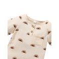 thumbnail image 6 of Liacowi Baby Girls Boys Sun Sunshine Print Jumpsuit Long Sleeve Romper Bodysuit Fall, 6 of 10
