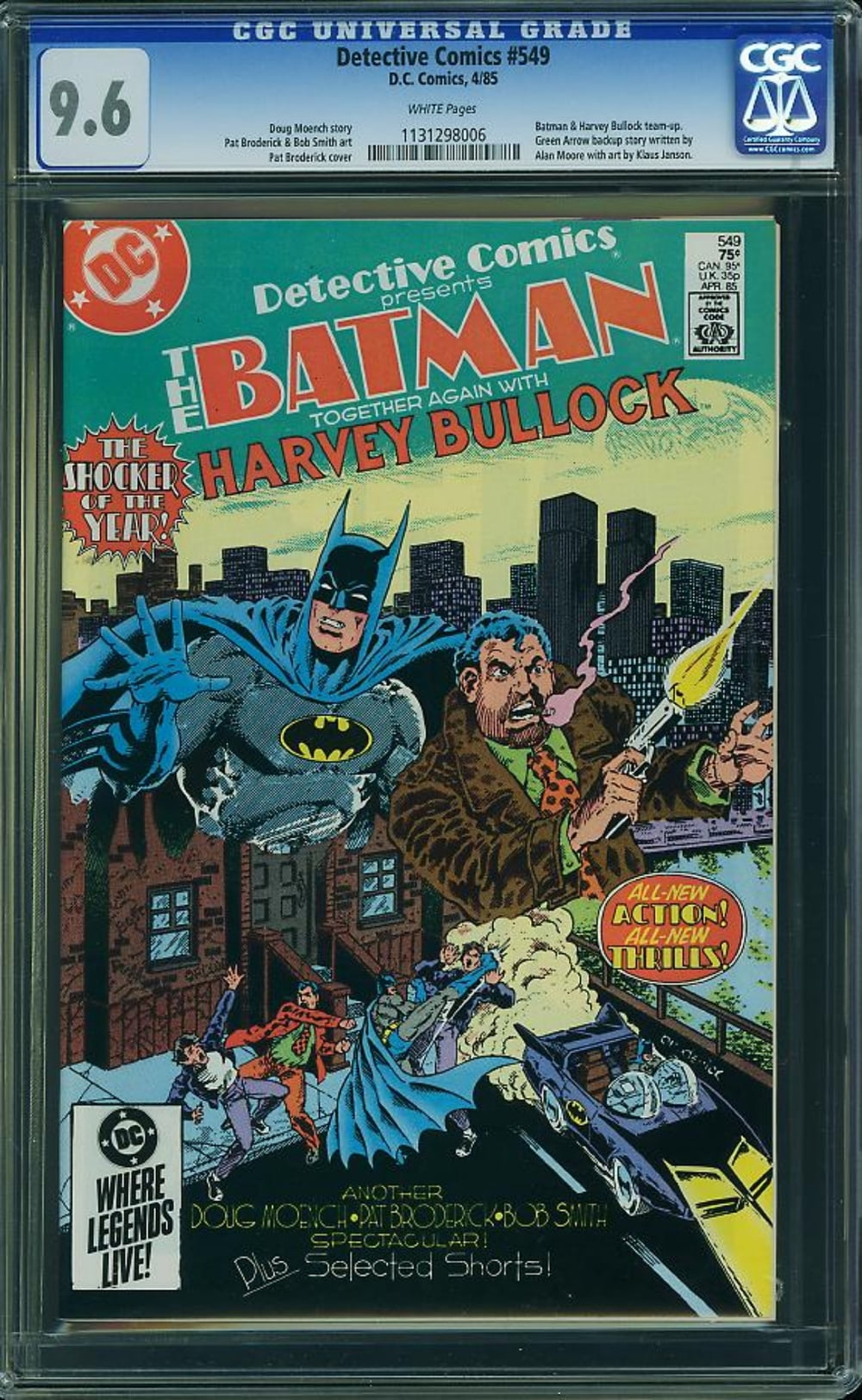 Cover of Detective Comics #549