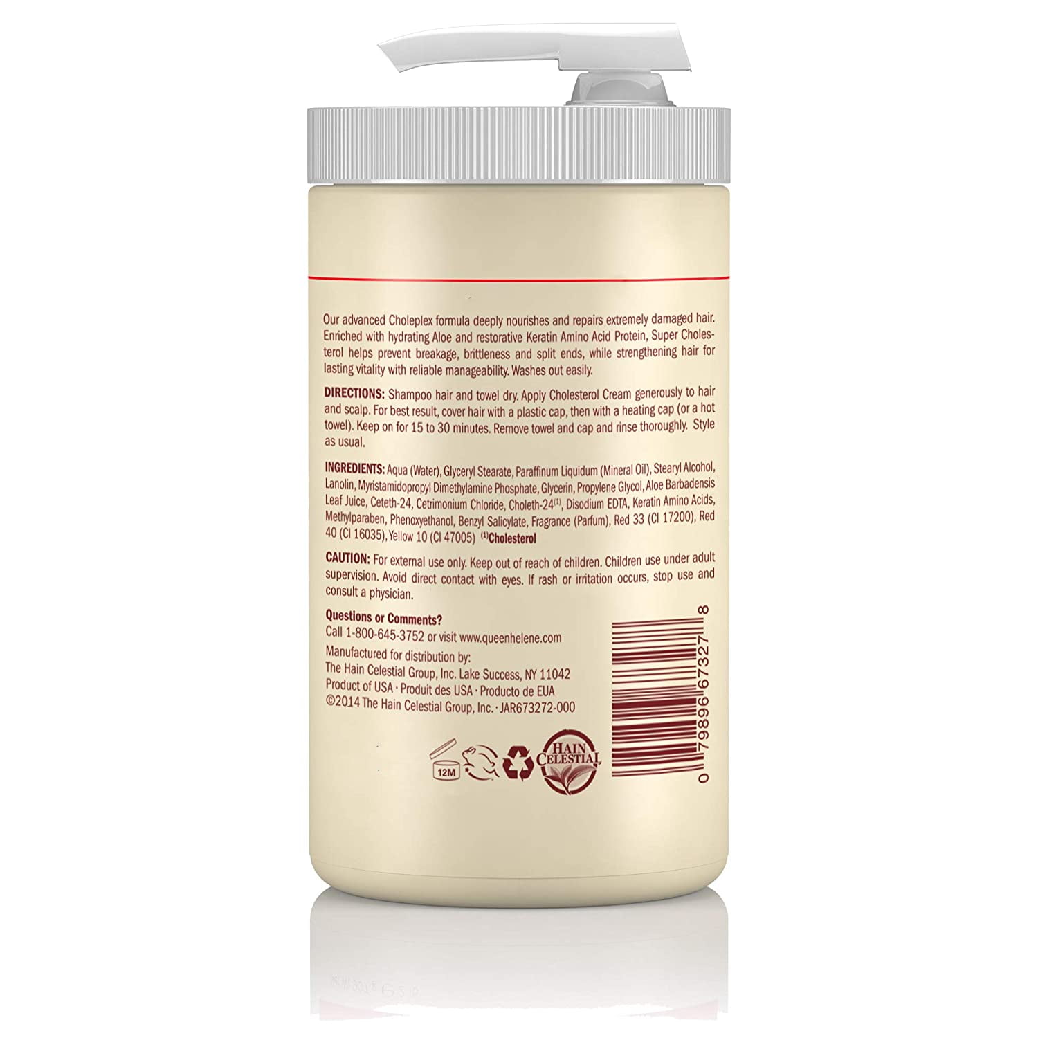 QUEEN HELENE Super Cholesterol Hair Conditioning Cream 32 oz (Pack of 2) -  Walmart.com