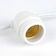 thumbnail image 4 of Novelty Lights S14 Warm White LED Edison Outdoor String Lights with 25 Bulbs Vintage Bulbs White Wire 37.5 Feet, 4 of 6