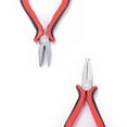 thumbnail image 2 of 1pc Carbon Steel Flat Nose Pliers Polishing Gunmetal 127mm, 2 of 7
