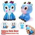 thumbnail image 2 of Kawaii Cartoon Galaxy Deer Slow Rising Cream Scented Stress Reliever Toys, 2 of 3