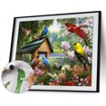 thumbnail image 3 of Bird On Magnolia Branch Pintura al óleo por número Kit Frameless Picture Decor (B1703) Hugtrwg Para estrenar, 3 of 9