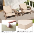 thumbnail image 5 of Pellebant 25x24 Inch Outdoor Cushions for Patio Furniture Water Resistant Patio Chair Cushions 2-Year Fade Resistant Deep Seat Cushions, Replacement Cushions for Outdoor Furniture,Beige, 5 of 7