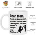 thumbnail image 4 of Funny Mothers Day for Mom Coffee Mug, Best Gifts for Mom Mother Cup, White 11 Oz, 4 of 5