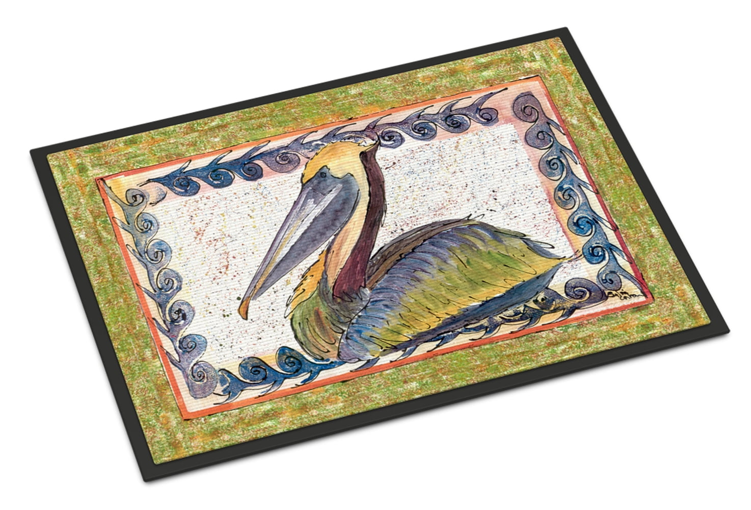 Carolines Treasures Pelicans Preening Indoor or Outdoor Mat 24 x 36 Multicolor
