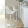 thumbnail image 4 of LumiSource Studded Marcel Adjustable Barstool - Set of 2, 4 of 11