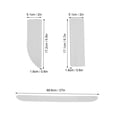 thumbnail image 2 of LLC 4 Pack Universal Sweeper Threshold Staircase Wheelchair Threshold Assembly-Free Rubber Door Threshold Protection, 2 of 7