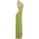 thumbnail image 4 of Gibobby Vestido de noche mujer Vestido largo con abertura y escote en V sexy sin espalda a la moda para mujer con piernas.(Verde,G), 4 of 5