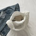 thumbnail image 4 of Bolsos Mano Tipo para Mujer Bolsos Hombro Hobo Informales en La Nube Gran Capacidad (blanco), 4 of 9