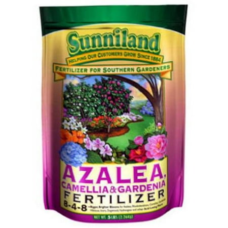 Sunniland 122406 Azalea, Gardenia & Camellia Fertilizer, 8-4-8, 5-Lb. - Quantity (Best Fertilizer For Gardenias)