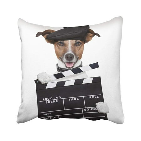BSDHOME White Video Movie Clapper Board Director Dog Funny Animal Pet Film  Hollywood Star Cinema Pillowcase Throw Pillow Cover Case 18x18 inches |  Walmart Canada