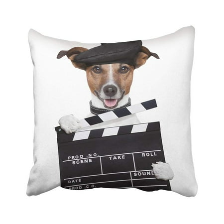 BSDHOME White Video Movie Clapper Board Director Dog Funny Animal Pet Film Hollywood Star Cinema Pillowcase Throw Pillow Cover Case 18x18 inches | Walmart Canada BSDHOME White Video Movie Clapper Board Director Dog Funny Animal Pet Film Hollywood Star Cinema Pillowcase Throw Pillow Cover Case 18x18 inches | Walmart Canada
