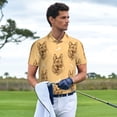 thumbnail image 4 of Cauagu German Shepherd Dog Print Men's Polo Shirts, Short-Sleeve Polo Shirts for Men Performance Golf Shirt Athletic Casual Collared T-Shirt-Small, 4 of 8