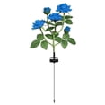 thumbnail image 2 of Luz De Flor Solar Lámpara De Flor De Rosa Realista Luz De Jardín Solar Decorativa Regalo De Jardinería Para Camino De Césped De Jardín Minnieouse HA020389-00, 2 of 6