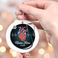 thumbnail image 4 of Cardiologist Christmas Ornaments 2025, Cardiologist Christmas Ornament, Custom Name Text Year/Text/Name Cardiologist Christmas Ornament, 4 of 5