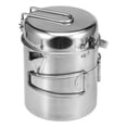 thumbnail image 7 of Aibecy Camping Backpacking Pot 1L Stainless Steel Portable with Foldable Handle Cooking Kettle, 7 of 7