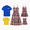 Colorful, variant on PatPat Family Matching Outfits Mommy and Me Dresses and Short-sleeve T-shirts Sets for Women