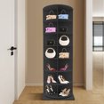 thumbnail image 6 of Large Capacity Rotating Shoe Rack with 7-Tiers, Eco-Friendly PVC, 360° Rotation, Easy to Assemble, Perfect for Small Spaces and Home Storage, 6 of 9