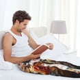 thumbnail image 5 of KLL Mens Pajama Pants for Men,Mens Lounge Pants,Funny Gifts for Men,Men's Pajama Bottoms Rose Floral Skull -Medium, 5 of 5