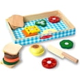 thumbnail image 1 of Juego para hacer Sándwiches Melissa & Doug con 16 Accesorios Hecho de Madera Infantil Multicolor Melissa & Doug MD-9384844, 1 of 2