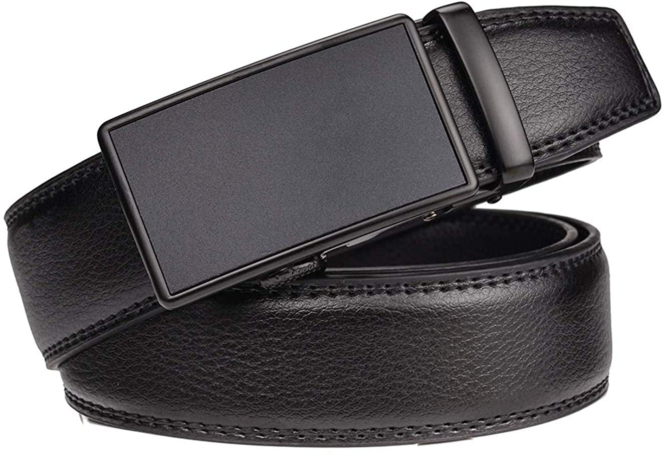 Fashion Ratchet Belt Buckle Only Business Automatic Slide Buckle Fit 3.5cm Belt