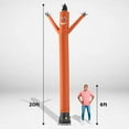 thumbnail image 4 of LookOurWay Air Dancers Inflatable Tube Man Set 20-Feet Wacky Waving Inflatable Tube Guy with 18-Inch Diameter Blower (Orange), 4 of 5