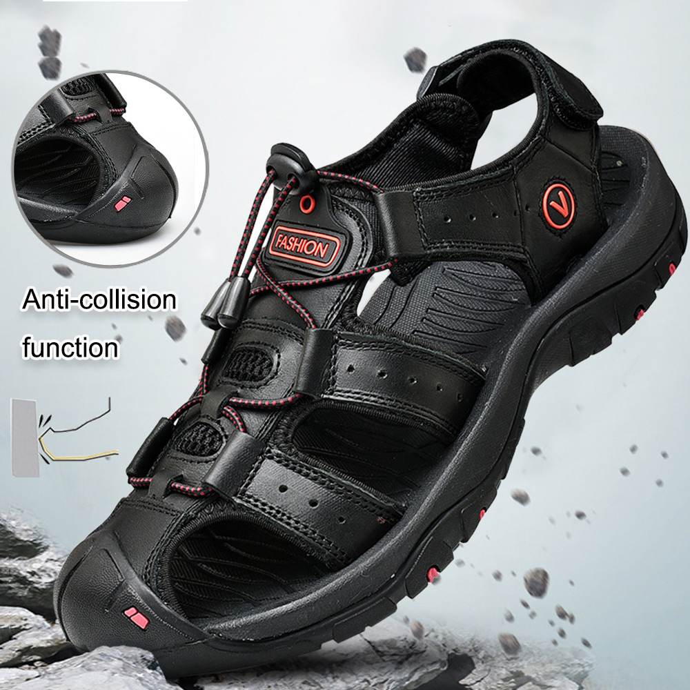 Ecetana Men's Closed Toe Hiking Sandals photo 3