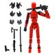 thumbnail image 1 of Figura de acción impresa en 3D Dummy 13 figura de acción maniquí impreso en 3D 13 Robot de actividad de cuerpo completo decoraciones de escritorio regalos de juego, 1 of 6
