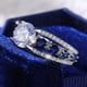 thumbnail image 4 of Hueco azul anillo de circón elegante anillo de diamantes de imitación de zafiro Anillos de joyería de las mujeres de moda completa de circón anillos para mujeres Tamaño 6 10, 4 of 6