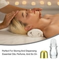 thumbnail image 4 of Uxcell 30ml Glass Empty Roller Bottles, 1 Pcs Leak-Proof Massage Rollerball Container for Essential Oils, Gold, 4 of 6