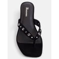 thumbnail image 5 of No Boundaries Women's Cone Heel Thong Sandals, 5 of 5