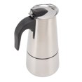 thumbnail image 2 of Moka Pot, Portable Stainless Steel Double Bottom Electric Coffe Maker Dirt Resistant for Home ANGGREK GC3118, 2 of 8