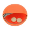 thumbnail image 2 of Unique Bargains 1 Pc Pill Case 1 Grid Round Rotating Pill Box Orange, 2 of 6