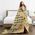 thumbnail image 6 of Birthday Gifts for Dad - Dad Gifts from Daughter Son - Fathers Day Christmas Valentines Presents for Father - Blanket for Daddy Who Wants Nothing - to My Best Daddy Ever Blanket 50x40, 6 of 6