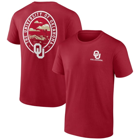 Men's Crimson Oklahoma Sooners Staycation T-Shirt