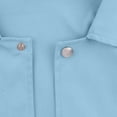 thumbnail image 5 of DPTALR Men's Fashion Solid Color Long Sleeve Lapel Multi-Pocket Casual Workwear Jacket,Sky Blue, S, 5 of 6