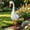 A, variant on 18 inch Metal Goose Garden Statue, Large Porch Goose Statue with Orange Beak and Legs, Realistic Yard Decor for Outdoor Lawn Yard Garden Front Yard Backyard Decor