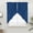 Navy, Blue, variant on Burnt Orange Swag Valances for Windows, Kitchen Window Curtains Over Sink, Fall Autumn Thanksgiving Farmhouse Solid Color Window Treatment Curtains for Living Room/Bedroom Curtains 2 Panel 36"x45"