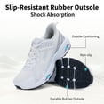 thumbnail image 5 of Artlea Wide Toe Box Men’s Walking Shoes with Arch Support Orthotic Sneakers for Plantar Fasciitis Athletic Men's Running Shoes for Foot Pain Relief, US Size 9.5, 5 of 7
