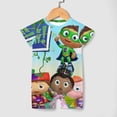 thumbnail image 4 of Super Why Baby Bodysuit Soft & Breathable Infant Romper Unisex Short Sleeve Jumpsuit Ideal for 3 to 24 Months, 4 of 8