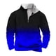 thumbnail image 2 of Sudadera sin capucha para hombre, informal, a la moda, con cuello alto, estampado de calaveras, cremallera, jersey de manga larga, blusa de poliéster para hombre, 2 of 4