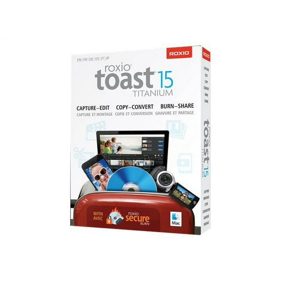 Roxio Toast Titanium - (v. 15) - Boîte (Mini-Boîte) - Mac - Multi-Lingual