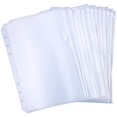 thumbnail image 1 of 12 bolsillos para carpetas, tamaño A5/a6, carpetas con 6 agujeros, carpetas con cremallera para carpetas de cuaderno de 6 anillas, bolsas de hojas sueltas, bolsa de PVC impermeable, 1 of 5