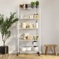 thumbnail image 4 of Seville Classics UltraDurable® 5-Tier NSF Steel Wire Shelving, 36" W x 14" D, White, 4 of 9