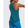 thumbnail image 2 of Musculosa CRZ YOGA de Algodón Pima con Espalda Nadadora Verde Talle S, 2 of 4