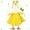 Yellow01, variant on Back to School Porch Goose Outfits,4 Pcs/Set Yard Goose Statue Clothes for 23" Statue Patio Lawn Garden Decoration