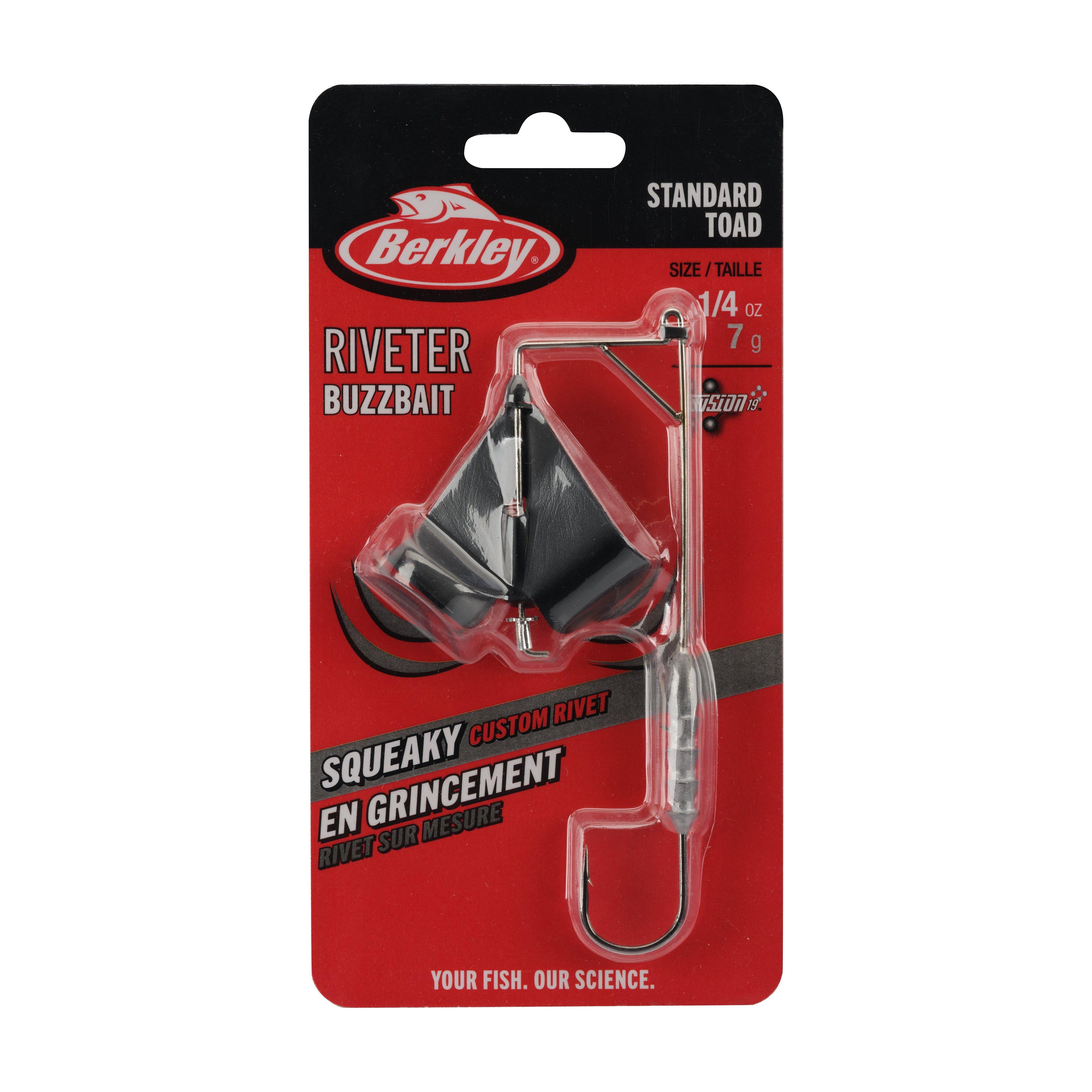 Berkley Toad Riveter Standard, 1/4 oz, Black