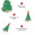 thumbnail image 4 of 10 piezas de árboles de Navidad Charms colgantes de colaboración de navidad material de manifas Material, 4 of 7