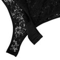 thumbnail image 4 of Women One Piece Lingerie Deep V Lace Bodysuit Plus Size, 4 of 8